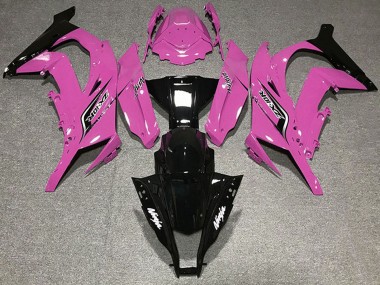2011-2015 Kawasaki ZX10R Motorcycle Fairings - Pink Glossy Black Canada