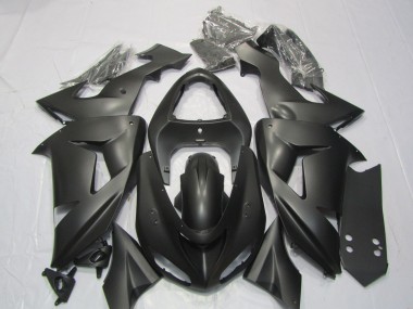 2006-2007 Kawasaki ZX10R Motorcycle Fairings - Matte Black Canada