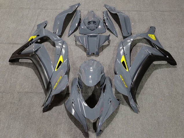 2016-2020 Kawasaki ZX10R Motorcycle Fairings - Nardo Grey Black Yellow Canada