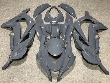 2016-2020 Kawasaki ZX10R Motorcycle Fairings - Nardo Grey Black Logo Canada