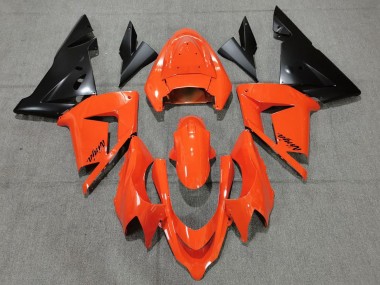 2004-2005 Kawasaki ZX10R Motorcycle Fairings - Orange Black Canada