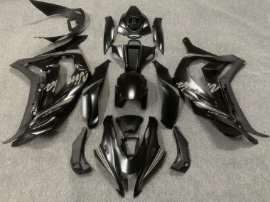 2016-2020 Kawasaki ZX10R Motorcycle Fairings - Matte Black Grey Ninja Canada