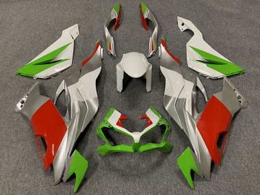 2019-2022 Kawasaki ZX6R Motorcycle Fairings - White Silver Green Red Canada