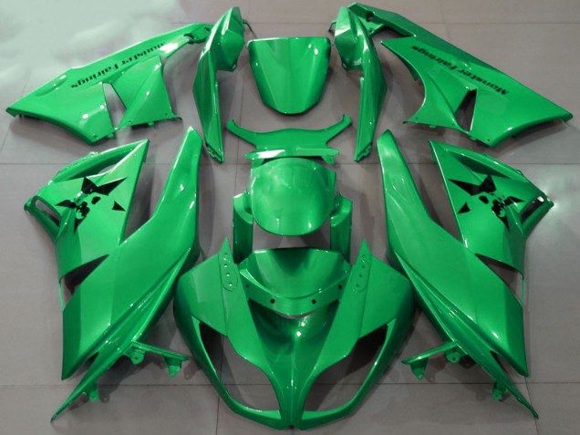 2009-2012 Kawasaki ZX6R Motorcycle Fairings - Green Canada