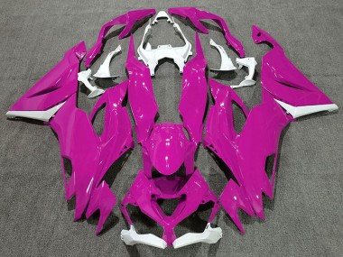 2019-2022 Kawasaki ZX6R Motorcycle Fairings - White Hot Pink Canada