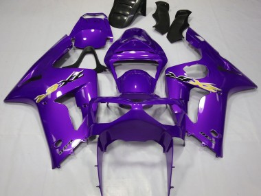 2003-2004 Kawasaki ZX6R Motorcycle Fairings - Purple Canada