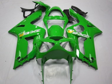 2003-2004 Kawasaki ZX6R Motorcycle Fairings - Green OEM Style Canada