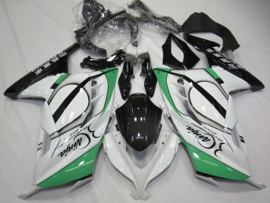 2013-2024 Kawasaki Ninja 300 Motorcycle Fairings - Glossy White Green Black Canada