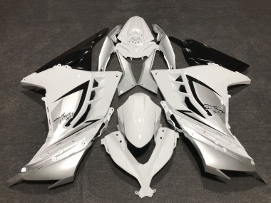 2013-2024 Kawasaki Ninja 300 Motorcycle Fairings - Glossy White Silver Black Canada