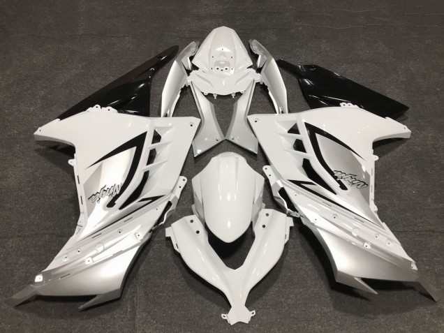 2013-2017 Kawasaki Ninja 300 Motorcycle Fairings - Glossy White Silver Black Canada