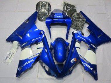 2000-2001 Yamaha R1 Motorcycle Fairings - Blue White Canada