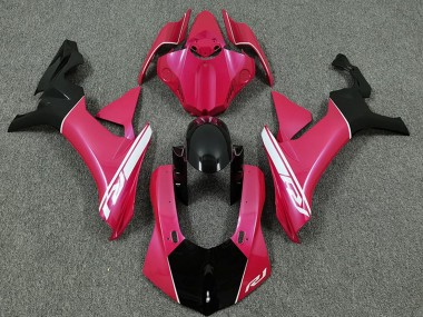 2015-2019 Yamaha R1 Motorcycle Fairings - Hot Pink White Glossy Black Canada
