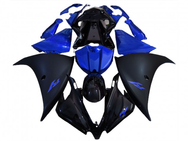 2012-2014 Yamaha R1 Motorcycle Fairings - Glossy Black Matte Black Blue Canada