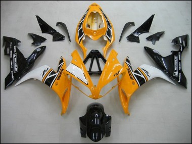 2004-2006 Yamaha R1 Motorcycle Fairings - Yellow White Black OEM Style Canada