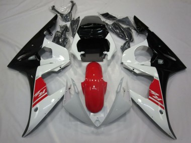 2005 Yamaha R6 Motorcycle Fairing - White Red Black Canada