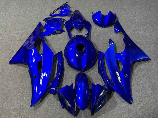 2008-2016 Yamaha R6 Motorcycle Fairings - Blue Canada