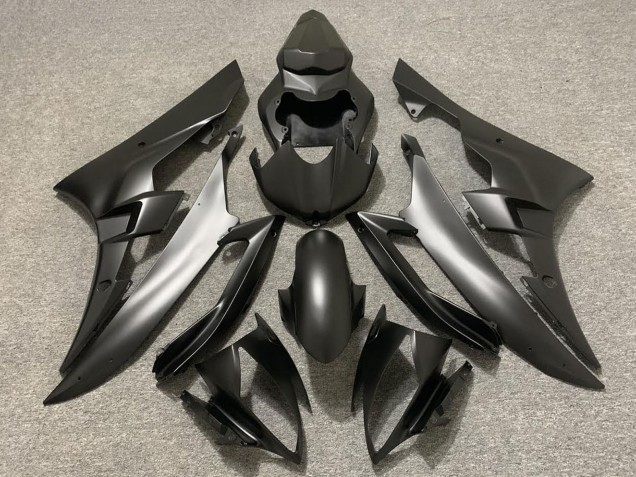 2006-2007 Yamaha R6 Motorcycle Fairings - Matte Black Canada