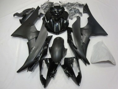 2008-2016 Yamaha R6 Motorcycle Fairing - Glossy Black Matte Black Canada