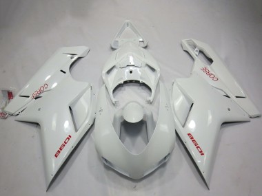 2007-2014 Ducati 1098 Motorcycle Fairings - White Corse Canada