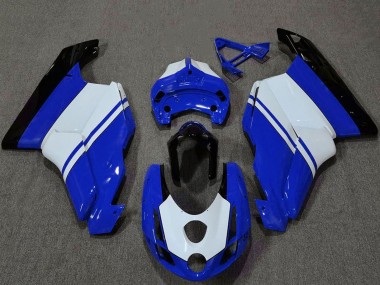2003-2004 Ducati 749 999 Motorcycle Fairings - White Blue Glossy Black Canada