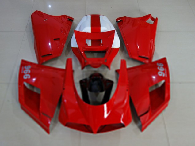 1993-2005 Ducati 996 Motorcycle Fairings - Glossy Red White Black Canada