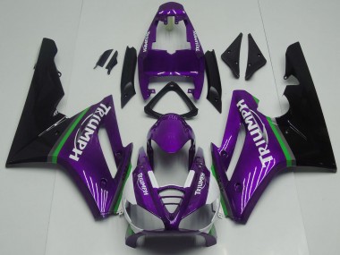 2009-2012 Triumph Daytona 675 Motorcycle Fairings - Purple Green Glossy Black Canada
