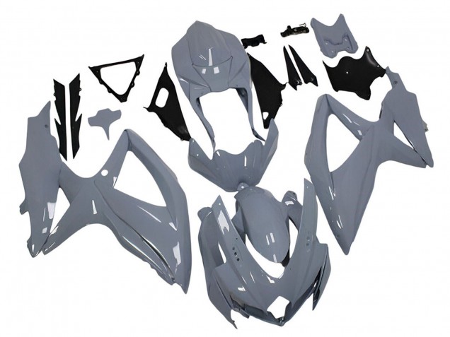 2008-2010 Suzuki GSXR 600 / GSXR 750 Motorcycle Fairings - Nardo Grey Canada