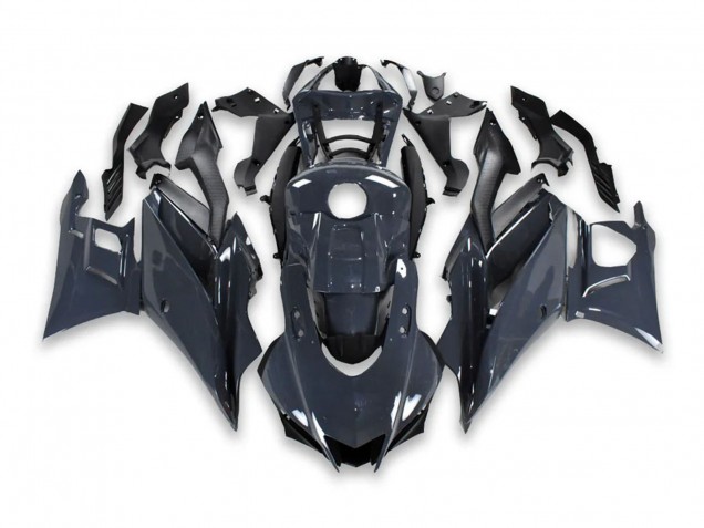 2019-2021 Yamaha YZF R3/R25 Motorcycle Fairings - Dark Grey Black Canada