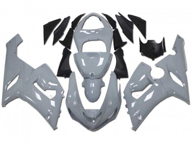 2005-2006 Kawasaki ZX6R Motorcycle Fairings - Nardo Grey Canada