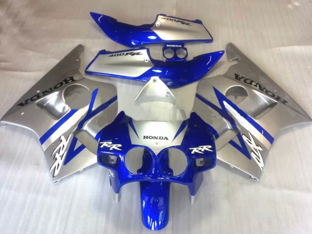 1987-1989 Honda CBR400RR NC23 Motorcycle Fairings - Silver Blue Canada
