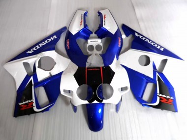 1987-1989 Honda CBR400RR NC23 Motorcycle Fairings - White Blue HRC Canada