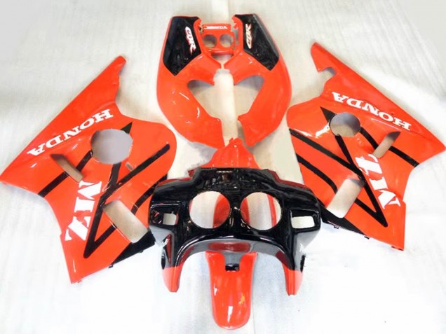 1987-1989 Honda CBR400RR NC23 Motorcycle Fairings - Orange Glossy Black Canada