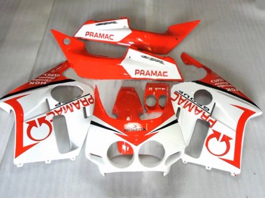 1987-1989 Honda CBR400RR NC23 Motorcycle Fairings - Orange White Pramac Canada
