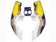 1987-1989 Honda CBR400RR NC23 Motorcycle Fairings - White Yellow Blue Rothmans Canada