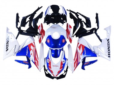 2022 Honda CBR400R Motorcycle Fairing - White Red Blue Canada