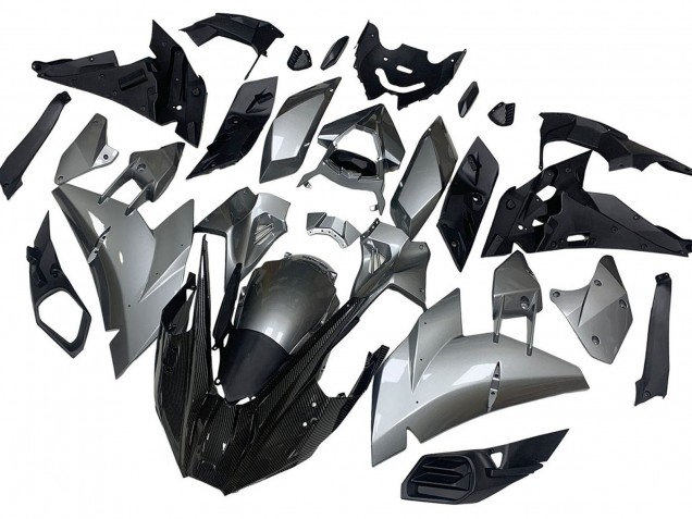 2015-2022 Kawasaki Ninja H2 Motorcycle Fairings - Silver Black Carbon Fiber Canada