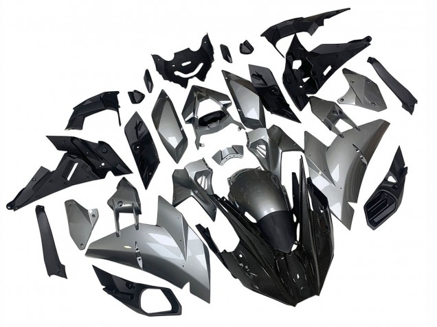 2015-2022 Kawasaki Ninja H2 Motorcycle Fairings - Silver Black Carbon Fiber Canada
