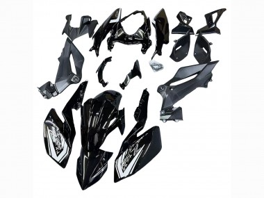 2018-2024 Kawasaki Z400 Motorcycle Fairings - Glossy Black Canada