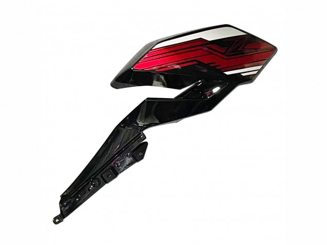 2018-2024 Kawasaki Z400 Motorcycle Fairings - Candy Red Glossy Black Canada