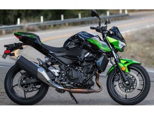 2018-2024 Kawasaki Z400 Motorcycle Fairings - Green Black Canada