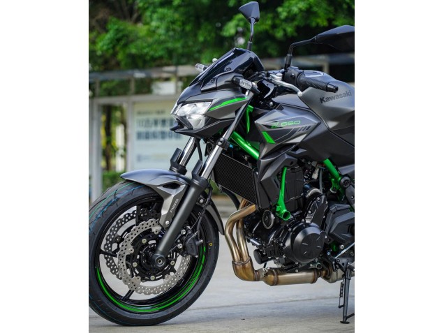 2020-2023 Kawasaki Ninja Z650 Motorcycle Fairings - Black Green Canada