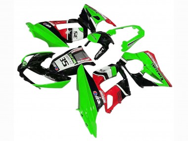 2010-2016 Kawasaki Z1000SX Motorcycle Fairings - Green Red Glossy Black Elf 35 Canada