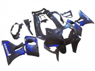 1993-2007 Kawasaki ZZR400 Motorcycle Fairings - Matte Black Blue Canada