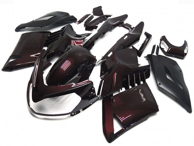 2007-2009 Kawasaki GTR1400/ZG1400 Motorcycle Fairings - Maroon Red Black Canada
