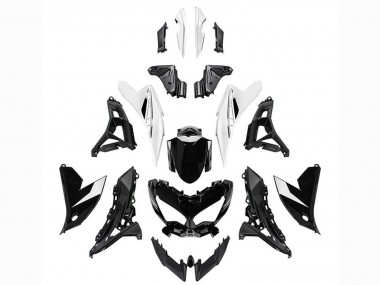 2022-2025 Kawasaki Versys 650 Motorcycle Fairings - Glossy Black White Canada