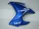 2009-2015 Yamaha FZ6R Motorcycle Fairings - Blue White Canada
