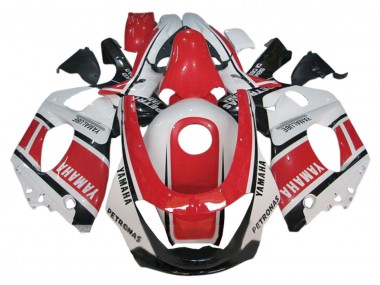 1996-2007 Yamaha YZF600R Thundercat Motorcycle Fairings - White Red Black Petronas Yamalube Canada