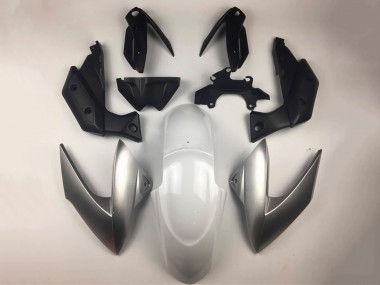 2009-2012 Yamaha XJ6 Motorcycle Fairings - White Silver Canada