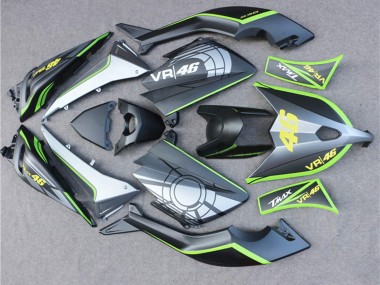 2012-2014 Yamaha TMAX530 Motorcycle Fairings - Matte Black Grey Lime Green 46 Canada