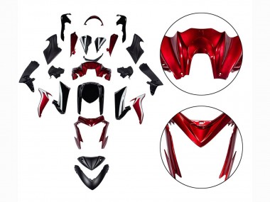 2015-2020 Suzuki GSX-S 1000 Motorcycle Fairings - Black and Red Canada